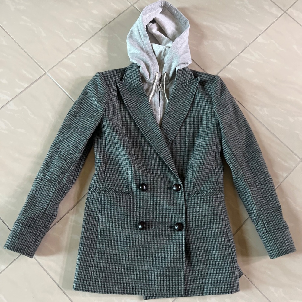 2811 Veronica Beard Pyle Dickey Jacket, Cashmere Hoodie & Hoodie Dickey size 2 - Picture 9 of 16
